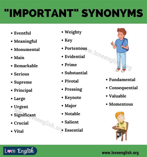 What is another word for important person .